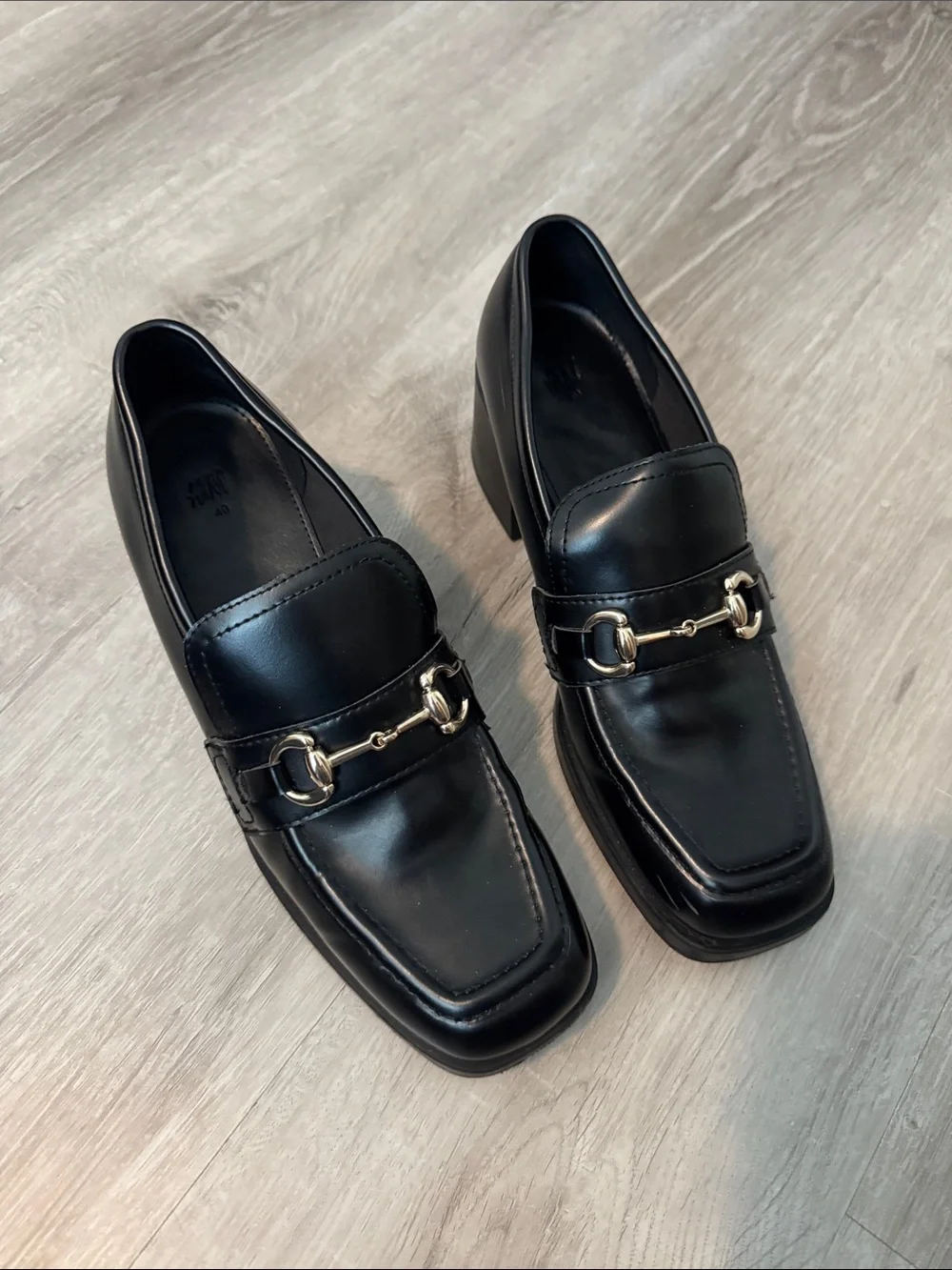 Black Leather Bit Loafers for Men - Classic Dress Loafers